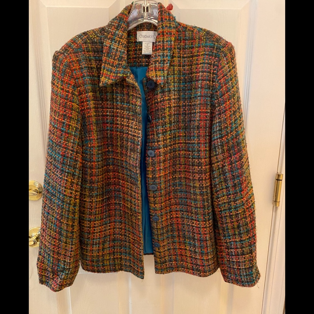 Chadwick’s multicolor weave blazer 12